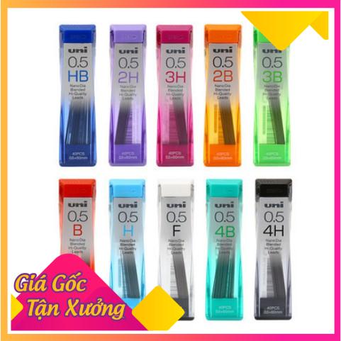 Ngòi chì kim UNI Nano đen 0.3/0.5/0.7/0.9mm - MỘC XINH