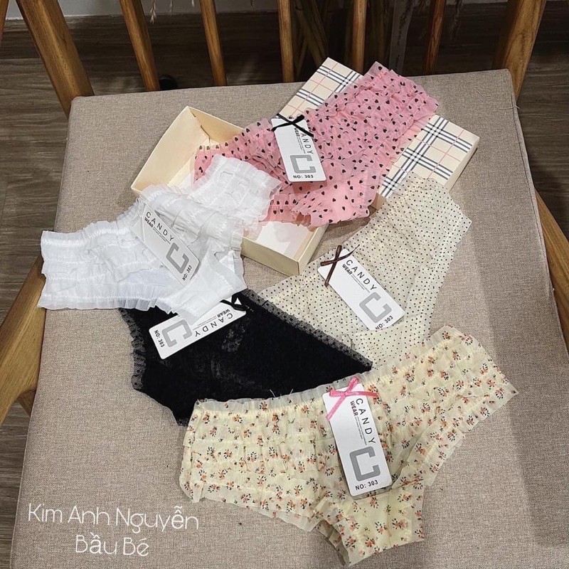 SET 5 QUẦN LÓT HOA CHẤM BI | BigBuy360 - bigbuy360.vn