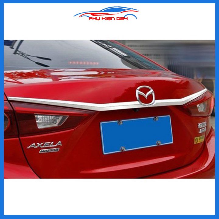Ốp  tay mở cốp Mazda 3 2015-2016-2017-2018-2019 mạ Crom chống xước làm đẹp xe