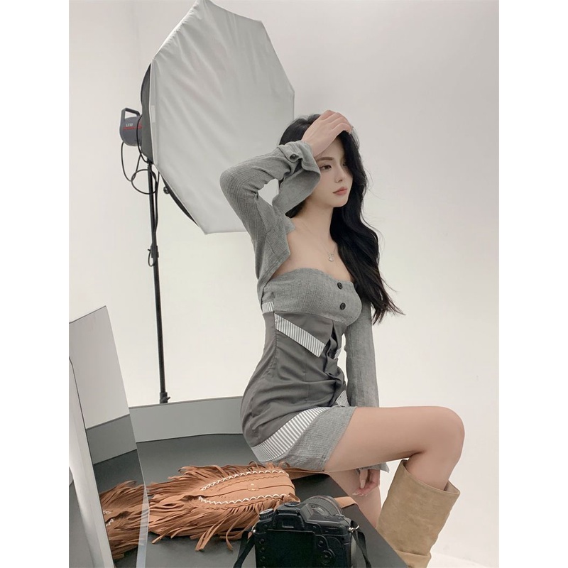 Đầm Ôm Dáng Hở Vai Thời Trang Mùa Hè Dành Cho Nữ