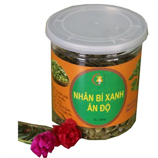Nhân hạt bí xanh đã rang chín hạt bí xanh tách vỏ hôp 250g