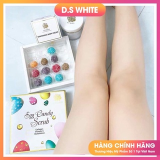 Kẹo tắm trắng d.s white dưỡng trắng, kích trắng toàn thân hộp 16 viên 250gr