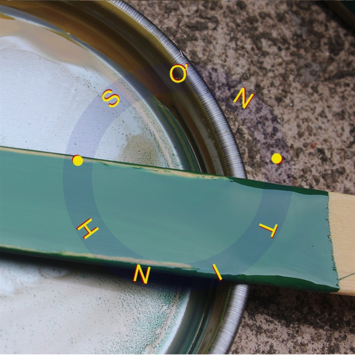 Sơn thơm công nghiệp Lobster màu xanh lá  fresh green 605 800ml