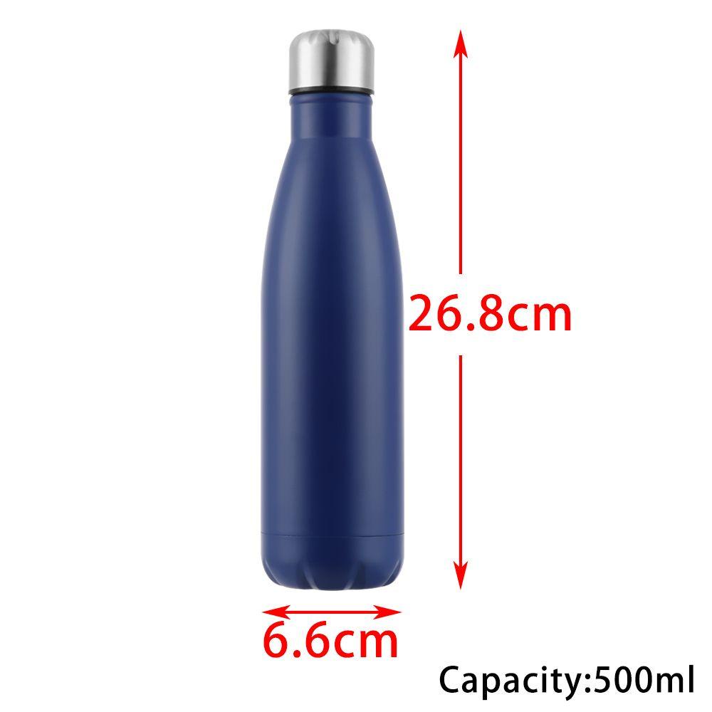 PISTA Bình Nước Thể Thao 500ML Bằng Thép Không Gỉ