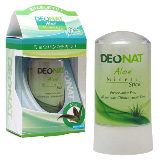 Lăn khử mùi đá khoáng Deonat Aloe