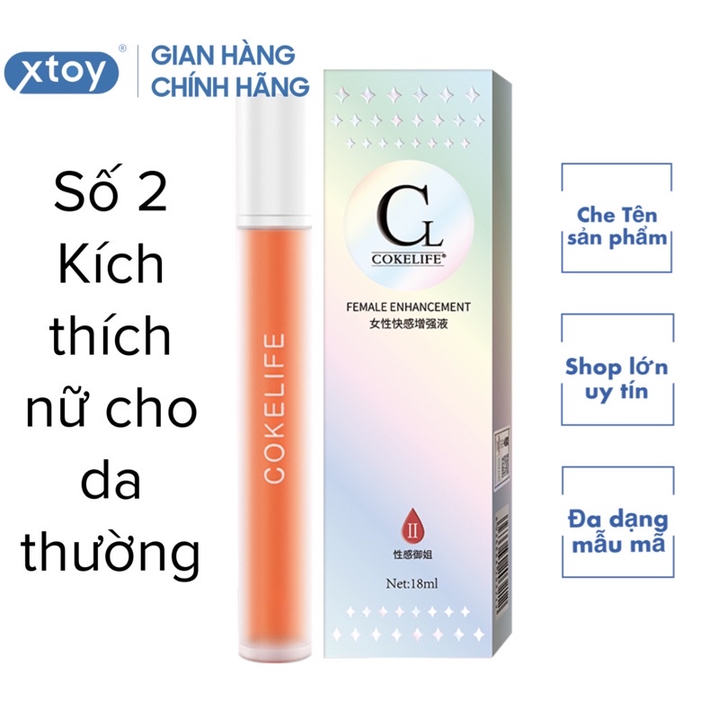 Gel Huyết Thanh Cokelife Female enhancement - Tăng khoái cảm cho nữ 18ml - Mẫu số 2