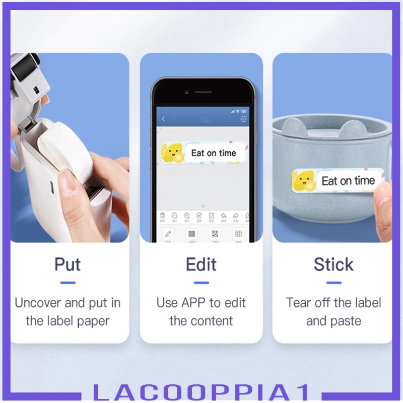 [LACOOPPIA1] Wireless label printer Portable Pocket Label Printer Price Sticker Printer