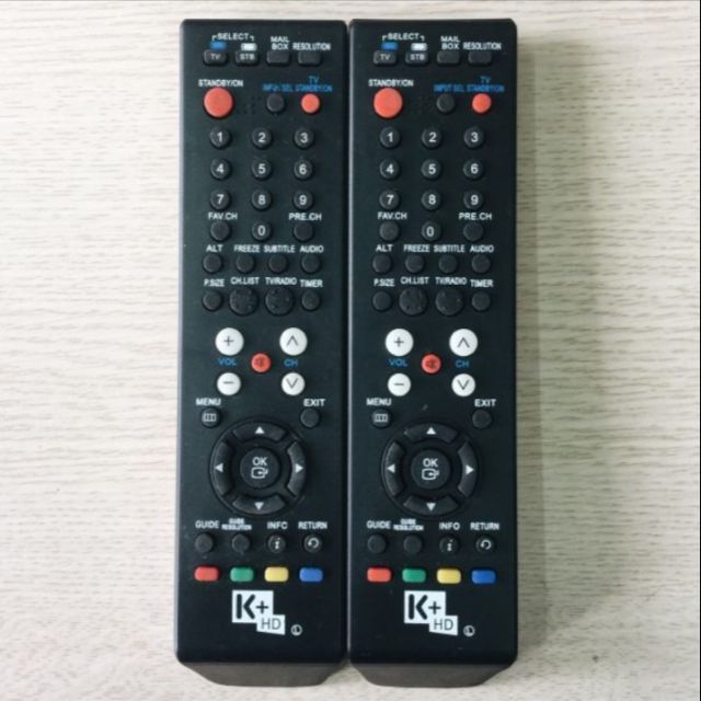 Điều khiển đầu truyền hình mặt đất K+ _HD