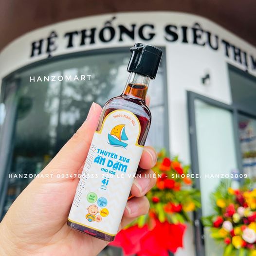Nước mắm ăn dặm ch bé Thuyền Xưa