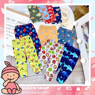 Quần dài cotton bozip xuất hàn cho bé trai bé gái