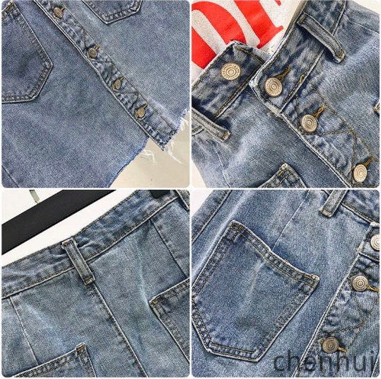 chân váy jean Chữ A Lưng Cao Thời Trang Cho Nữ | BigBuy360 - bigbuy360.vn