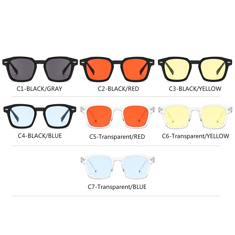 Kính Mát Gọng Kim Loại Phong Cách Retro Cho Nam Và Nữ