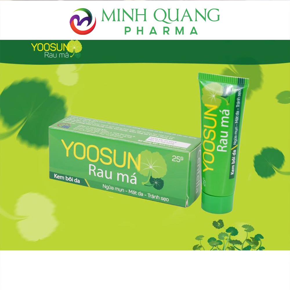 Kem YOOSUN RAU MÁ dịu mát da do cháy nắng, bỏng nhẹ tuýp 25g