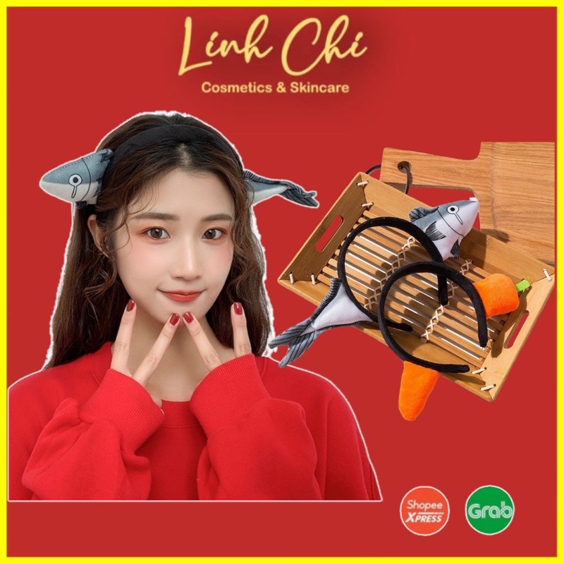 Cài Tóc Hình Cá Mập, Cà Rốt Phong Cách Hoạt Hình Hàn Quốc Dễ Thương Dành Cho Nữ