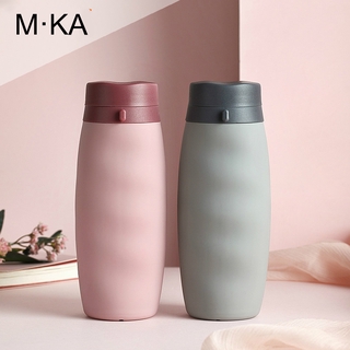 Bình nước silicon gấp gọn tiện lợi 600ml