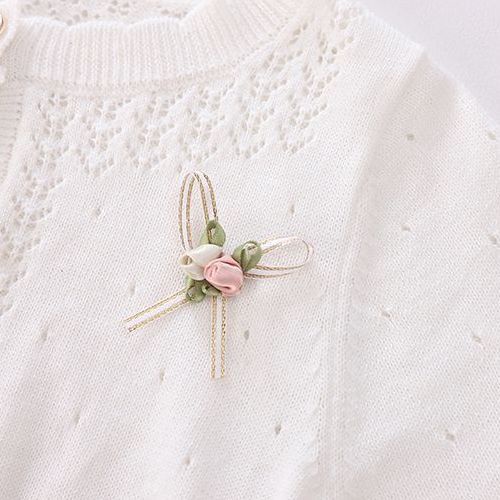 Áo Khoác Dệt Kim Mỏng Chống Nắng Phong Cách Xuân Hè Cho Bé Gái