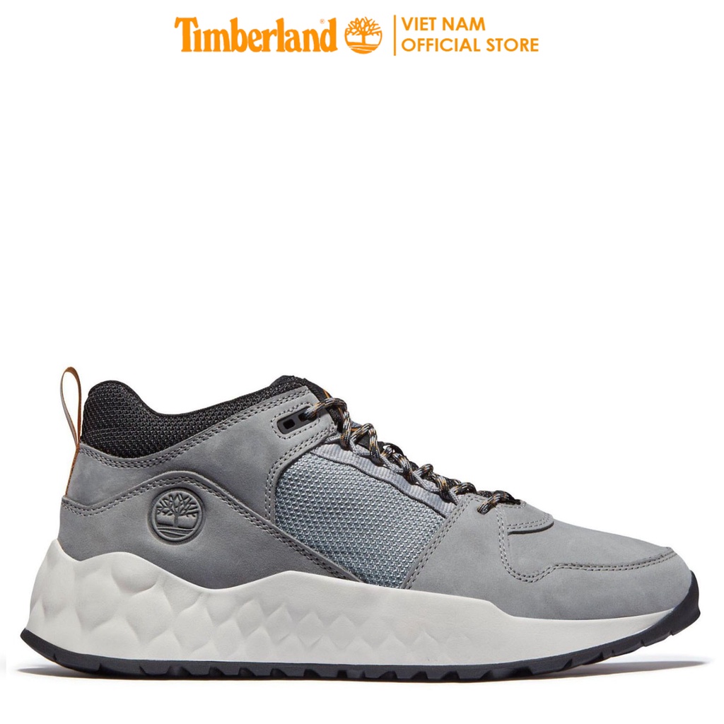 [SALE] Timberland Giày Thể Thao Nam Solar Wave Low Medium Grey Nubuck TB0A2H3F
