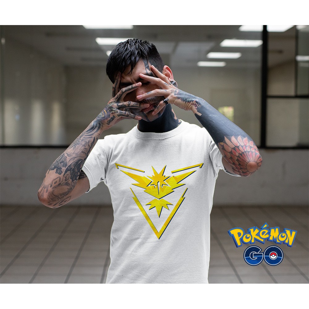 Áo thun Cotton Unisex - Game - Pokemon GO - Pokemon Thunder bird