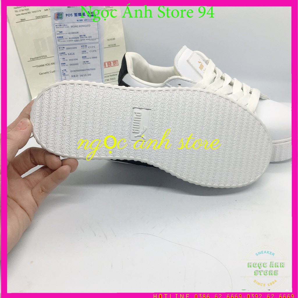 Giày PUMA  TRẮNG ĐEN bts 🔥dành cho cả nam và nữ đi đẹp PMD 02