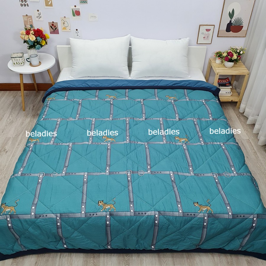 Chăn hè thu trần bông cotton, mền đũi mềm mát an toàn cho sức khỏe cỡ lớn 2mx2m3