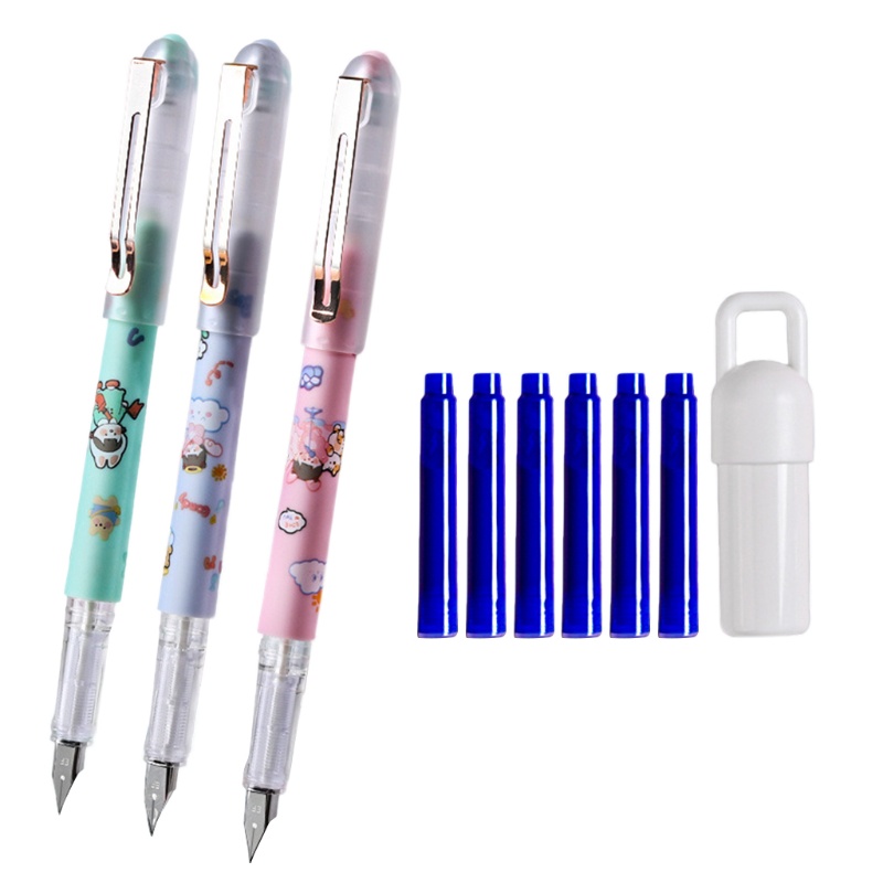 Seng Set 3 Bút Viết Thư Pháp 6x Thay Thế Chất Lượng Cao