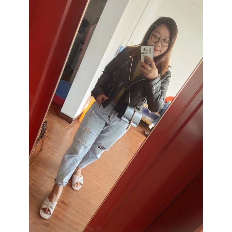 ÁO DA QUẢNG CHÂU ẢNH SHOP TỰ CHỤP HÀNG CHUẨN