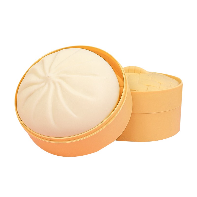 Đồ chơi squishy bánh bao, dimsum, bánh màn thầu giúp giảm căng thẳng, bé chơi nấu ăn