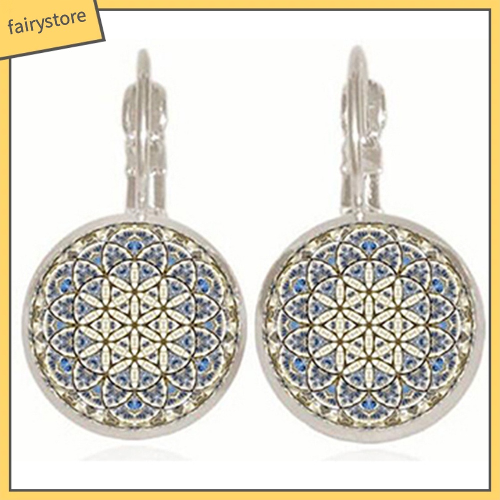 Khuyên Tai Kim Loại Đính Đá Phong Cách Bô-Hem Cho Nữ