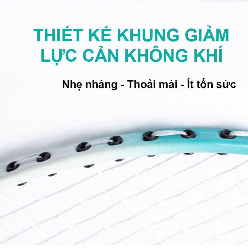 VỢT CẦU LÔNG RODLER HỢP KIM NHÔM THỂ THAO   - Khung siêu bền, dây vợt căng - Tặng kèm 6 quả cầu lông