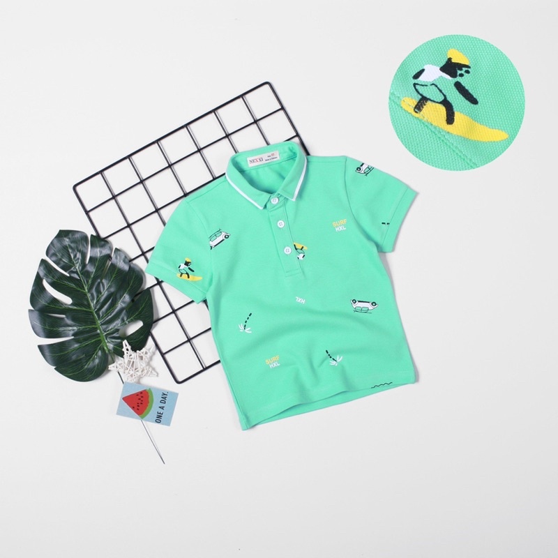 Áo thun polo bé trai.
