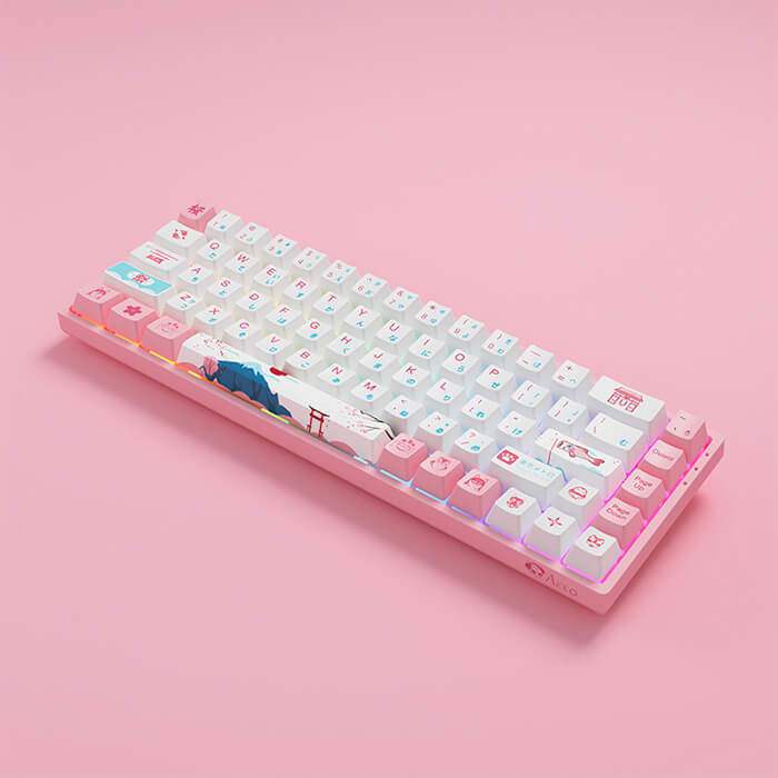 [Mã 33ELSALE hoàn 7% đơn 300K] Bàn phím cơ AKKO ACR59 Pink (Hotswap / RGB / AKKO cs switch Jelly Pink)