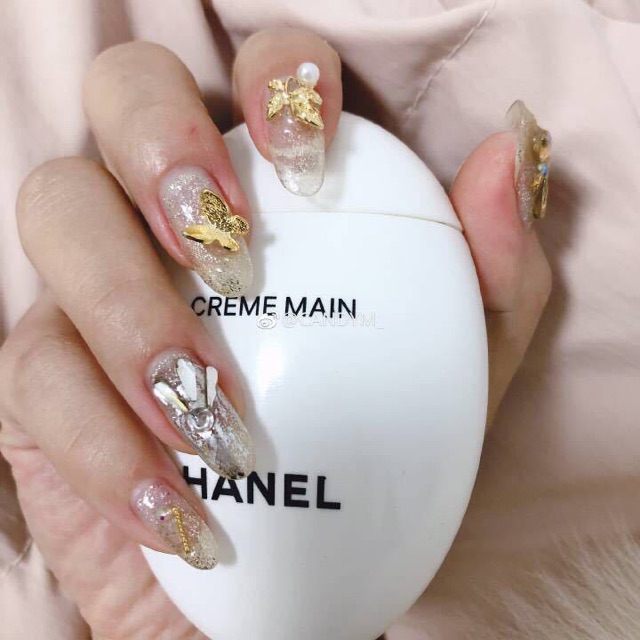 Phụ kiện con bướm gắn móng tay nail 10 viên