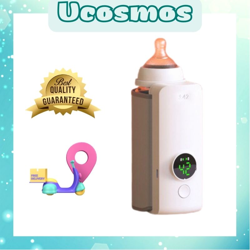Máy Hâm Sữa Không Dây Cầm Tay FINOSE chính hãng, Máy ủ sữa cho bé An toàn Dung lượng 6000mAh 6 mức nhiệt