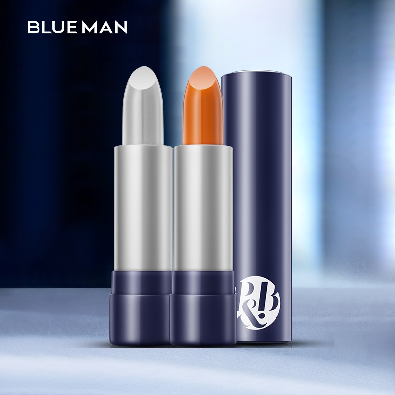 Son Môi BLUEMAN Dưỡng Ẩm Không Để Lại Dấu Vết Thay Đổi Màu Sắc 3.8g/ 3.2g Cho Nam | BigBuy360 - bigbuy360.vn