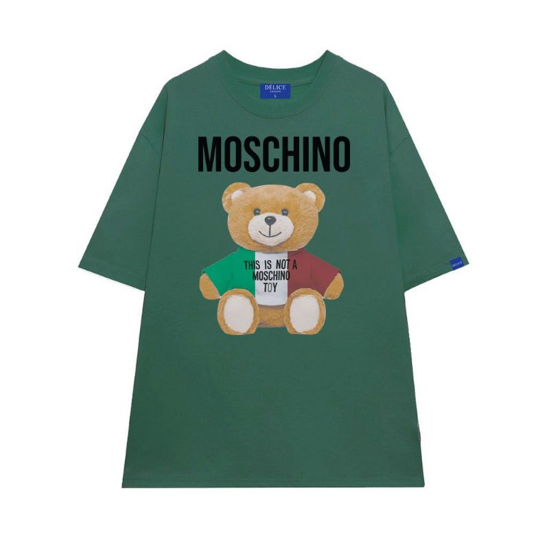 Áo thun  CottonFull SizeOversize gấu Moschino