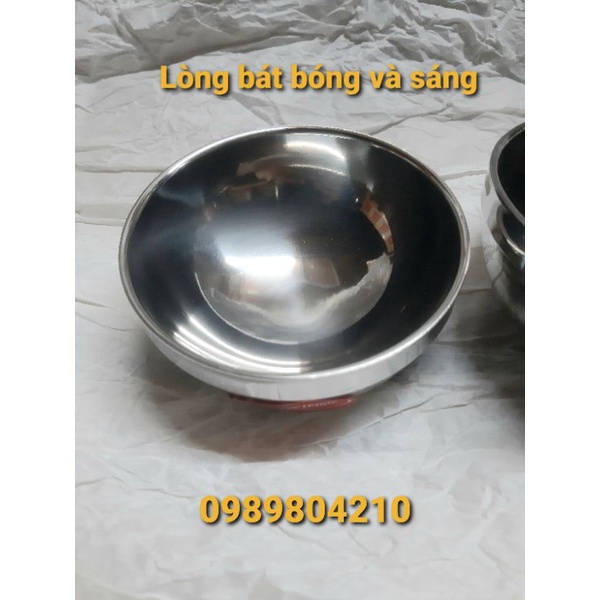 Bát tô inox  304  2 lớp size 11,13,15,17,cm vietcook ,Hàng dày dặn chính hãng CHỐNG NÓNG