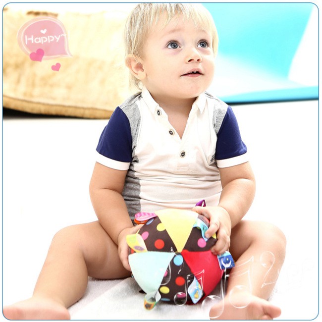 Baby Ball Plush Ball Toy Super soft comfort ball Help Motor Grasp to Skills Develop Bumps Easy