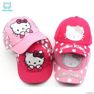 Mũ lưỡi trai hình mèo Hello Kitty cho bé