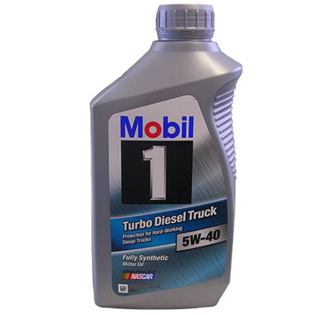 Thùng 6 chai  Dầu nhớt Mobil 1 Turbo Diesel Truck 5W-40 946ml - Dầu nhớt Mobil nhập khẩu Mỹ