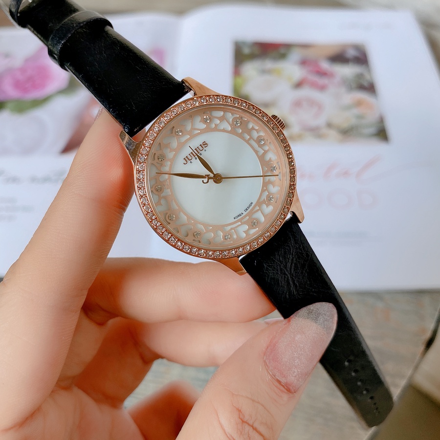 Đồng hồ nữ JULIUS JA-852 dây da | Julius Official