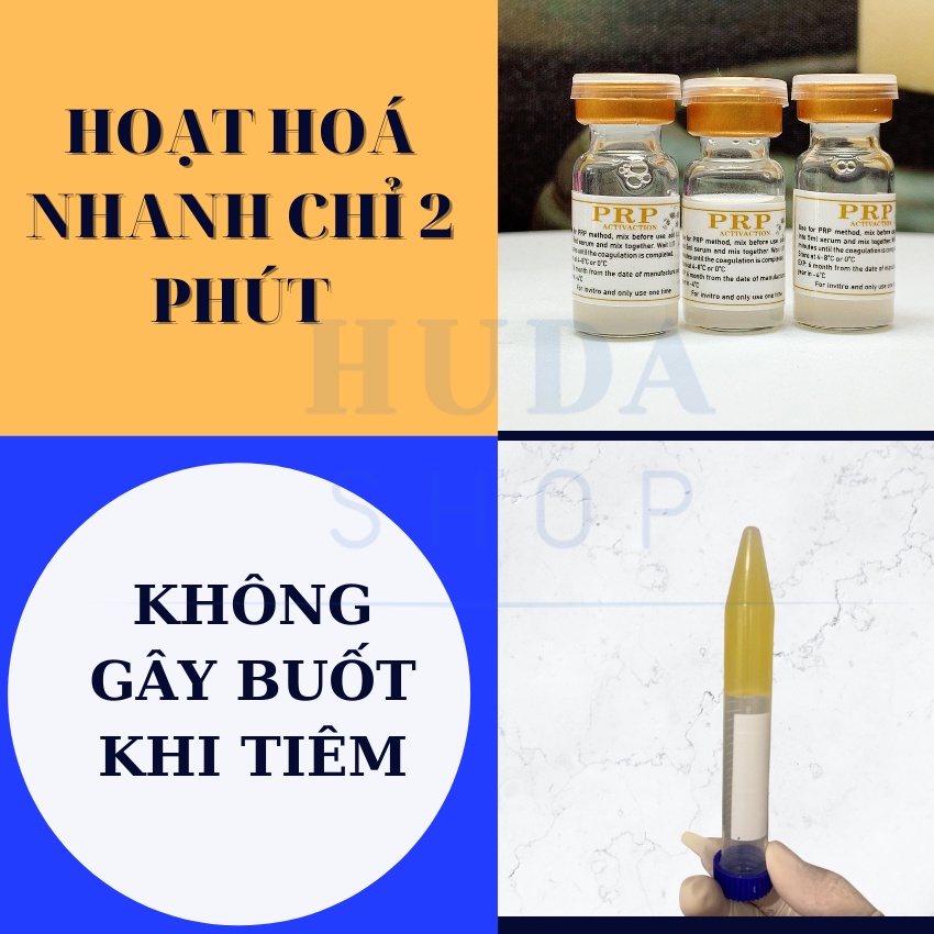 CHẤT HOẠT HOÁ THROMBIN PRP SIÊU NHANH CHÍNH HÃNG DÙNG CHO 10 NGƯỜI