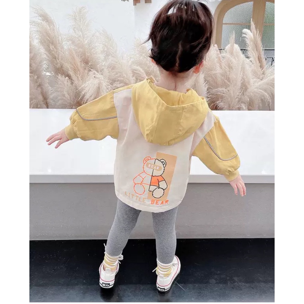 Áo chắn gió Bipu chất liệu kaki chắn gió tốt, mặt vải mịn đẹp