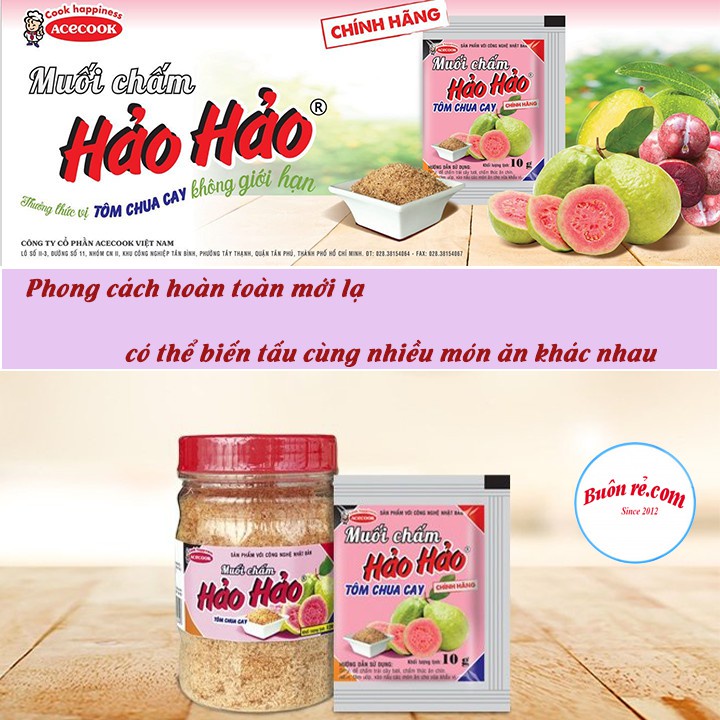 Muối Hảo hảo chấm hoa quả, thức ăn chính hãng - Muối chấm hảo hảo chua cay 00006 - 01291 Nongsansachathai