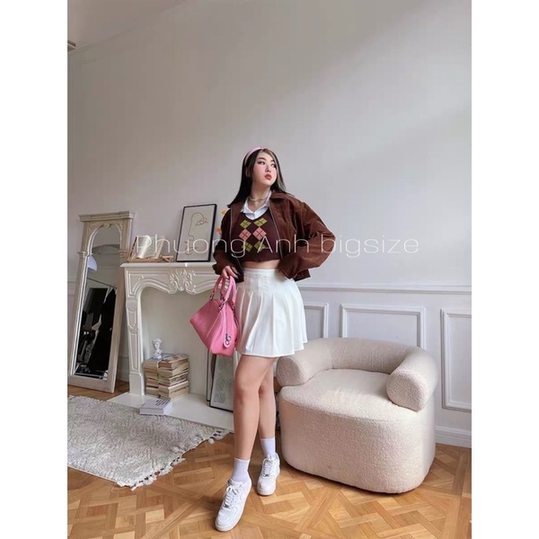 Chân váy xếp ly bigsize 60kg-90kg