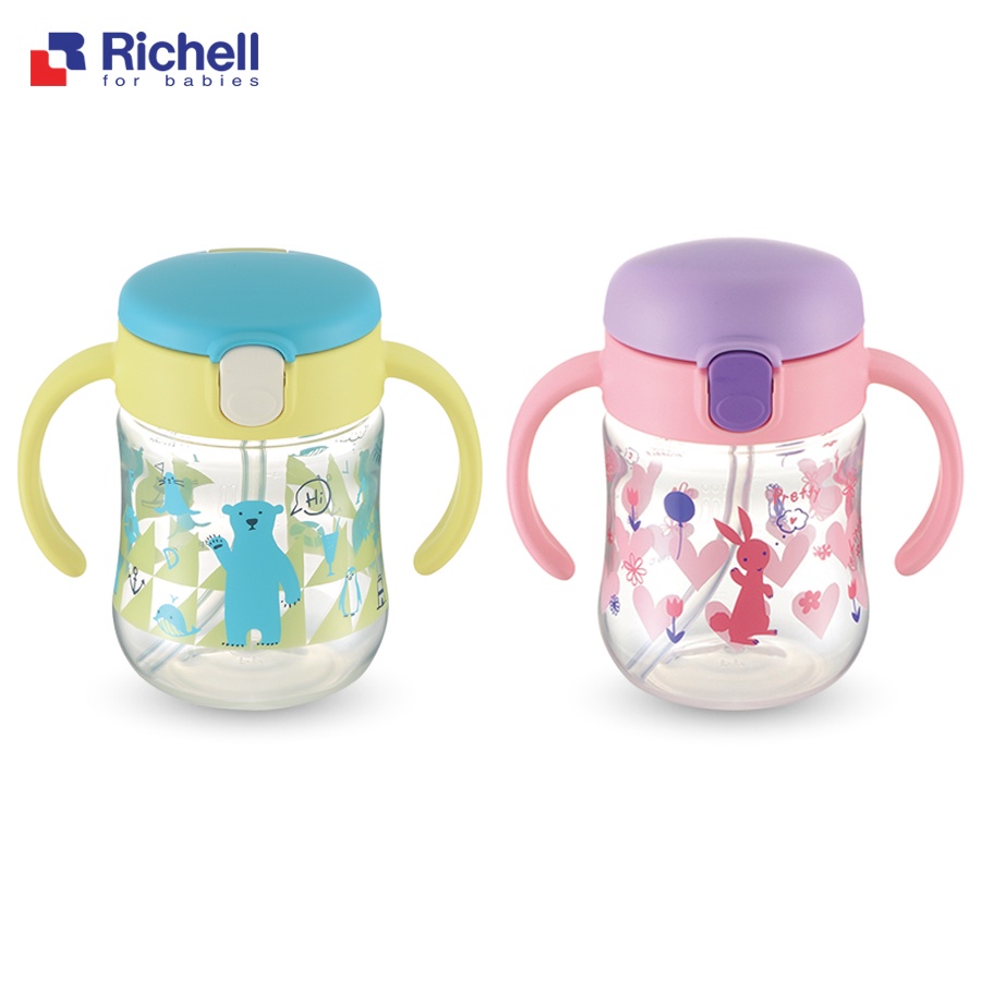 BÌNH ỐNG HÚT RICHELL 2IN1 T.L.I, Bình hút Richell TLI