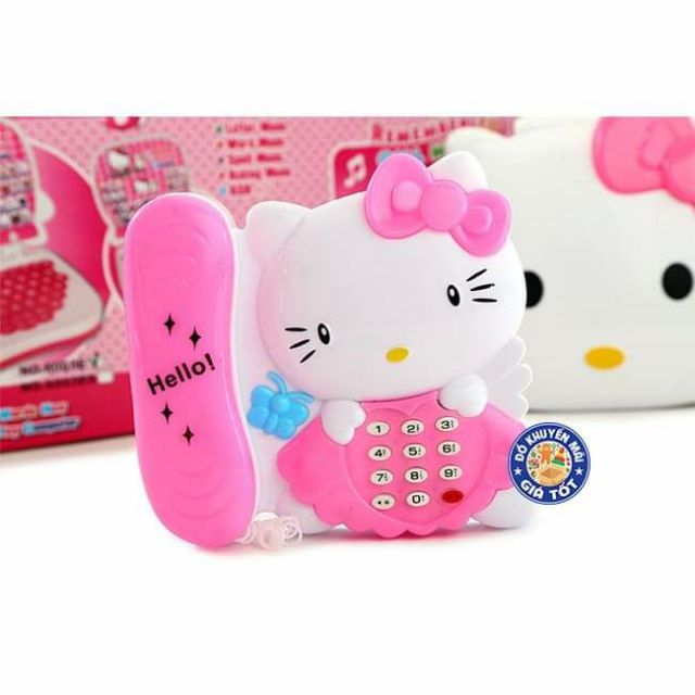 🐱 BỘ ĐỒ CHƠI LAPTOP VÀ ĐIỆN THOẠI BÀN HELLO KITTY (6603E) 🐱