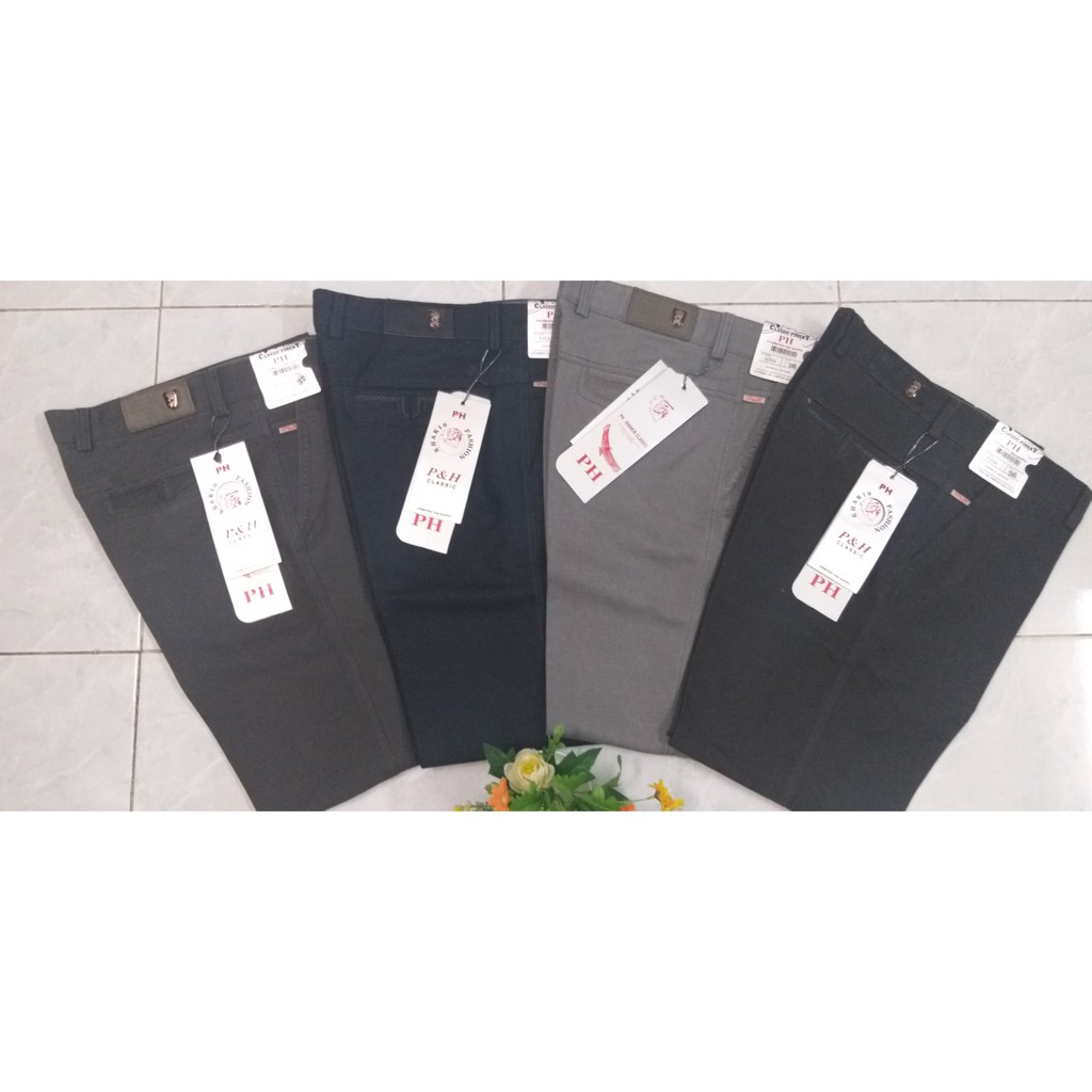 Quần kaki trung niên bigsize cao cấp