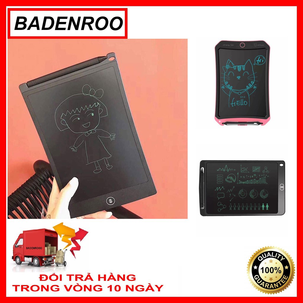 Bảng viết thông minh LCD tự xóa 8.5 inch cho bé tập vẽ, viết