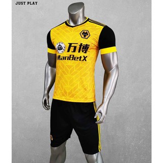 [Mã FASHIONT4MA giảm 10K đơn 50K] Đồ đá banh CLB Wolves Cam HOT Vải thun lạnh cao cấp