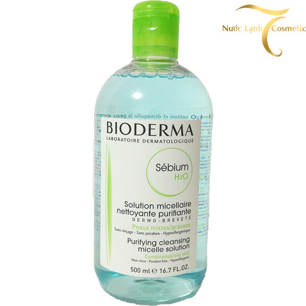 Nước Tẩy Trang Pháp BIODERMA SÉBIUM  H20 Dành Cho Da Dầu Mụn